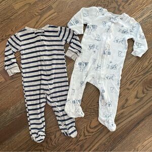 Set of 2 Carter’s Footie Pajamas, 9 Months